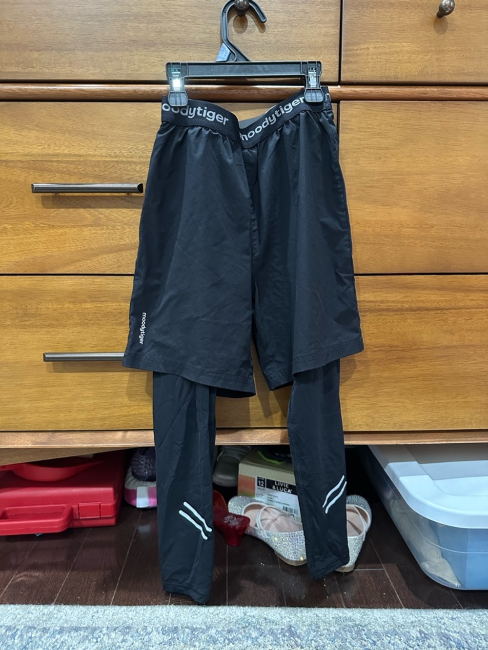 Moodytiger Kids Black Two-in-One Jogger Sweatpants